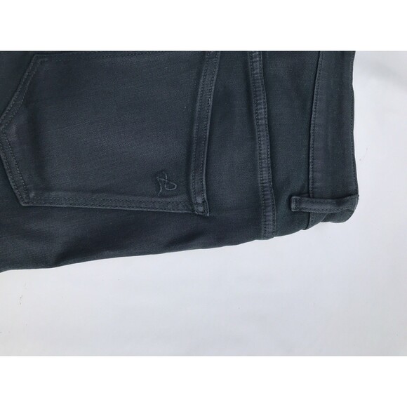 DL1961 Mara Striaght Mid Rise Sculpt Ankle Dark Green Denim Jeans Size 28 - Picture 8 of 8